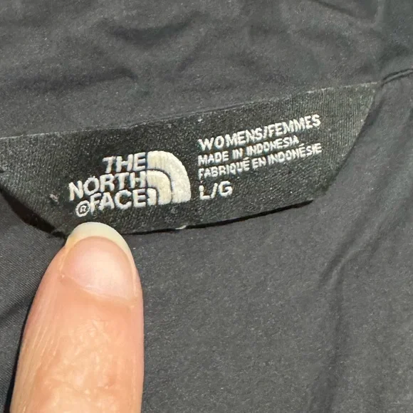 The North Face Black Quilted Jacket Coat Women Size L Classic Fall Lightweight - Picture 3 of 5
